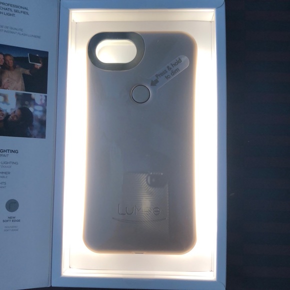 FREE LuMee Two/Selfie Gold iPhone SE/8/7/6 - Picture 3 of 3